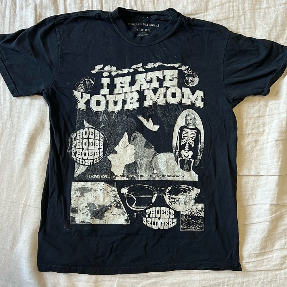 Phoebe Bridgers Official Tour Merch - I hate your mom.